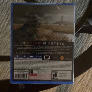 PS4 Ghost of Tsushima never removed the original plastic